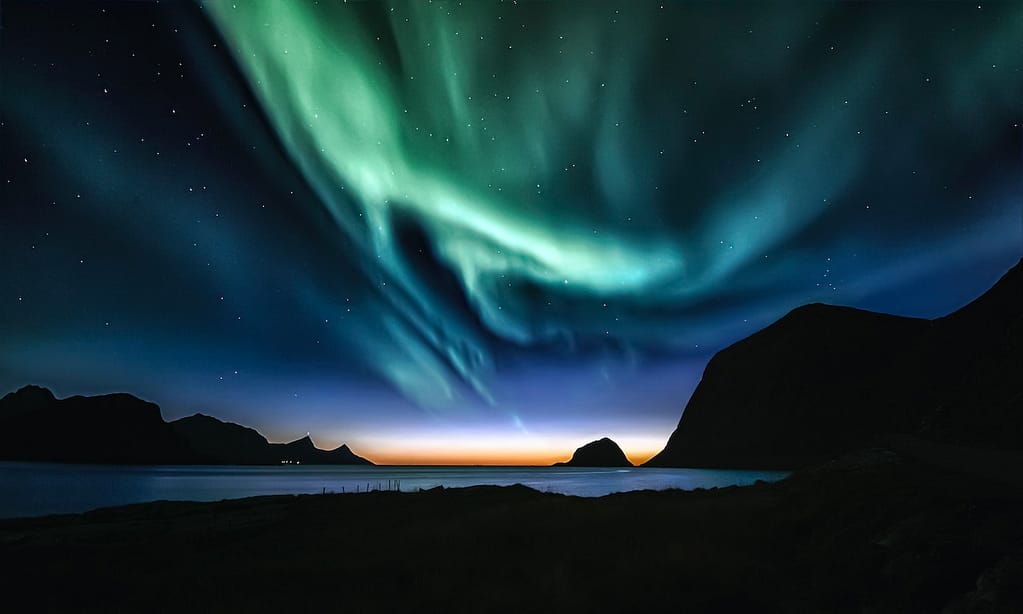northern lights in maine